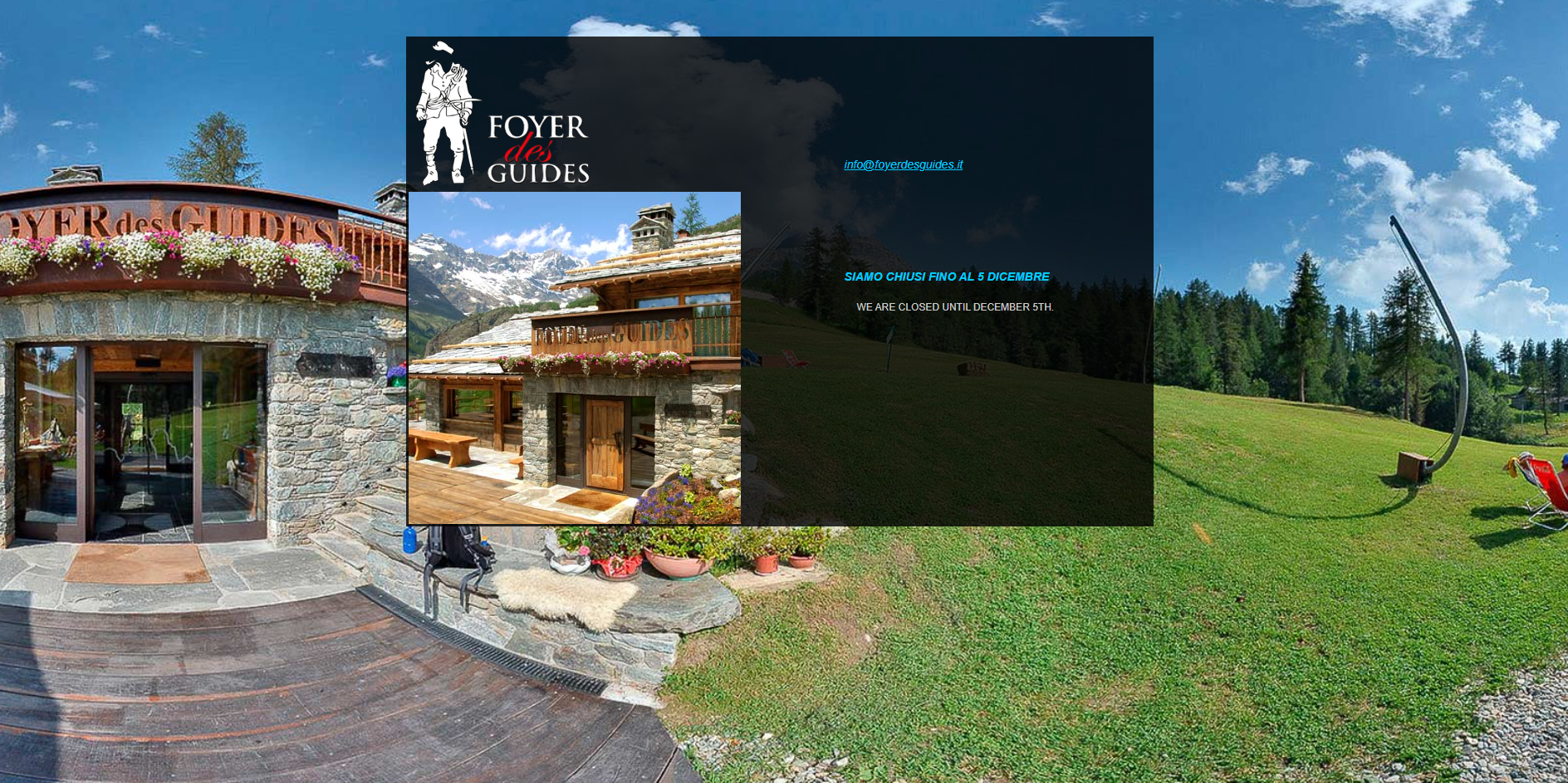 Sito Foyer des Guides prima del restyling